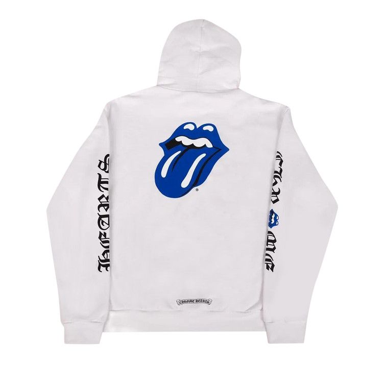 Buy Chrome Hearts Rolling Stones Hoodie White Blue 1383 100000106RSH WHIT GOAT