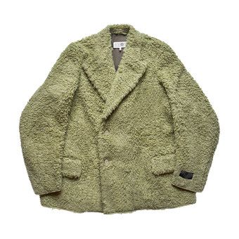 Buy MM6 Maison Margiela Hairy Fleece Blazer Jacket 'Green