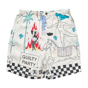Buy Wacko Maria Hawaiian Shorts (Type 5) 'White' - 24SS WMP HI05