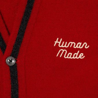トップス HUMAN MADE CAR CLUB CARDIGAN M Buy Human Made Car Club Cardigan 'Red' - HM28CS026 RED | GOAT