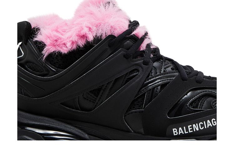 Buy Balenciaga Wmns Track Sneaker 'Fake Fur - Black Pink