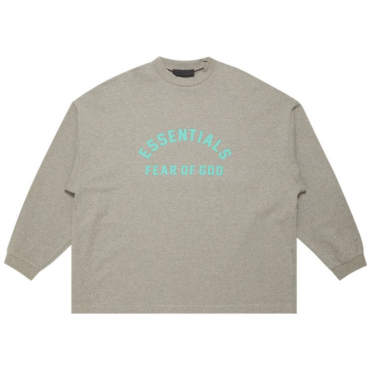 Buy Fear of God Essentials Long-Sleeve T-Shirt 'Dark Heather