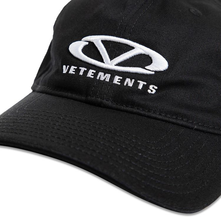 Buy Vetements Oval Logo Cap 'Black' - UA66CA100B BLAC | GOAT
