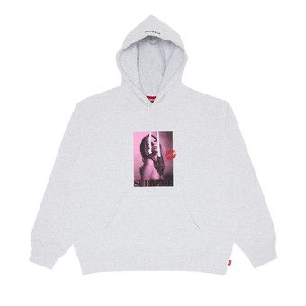 Buy Supreme Kate Moss Hooded Sweatshirt 'Ash Grey