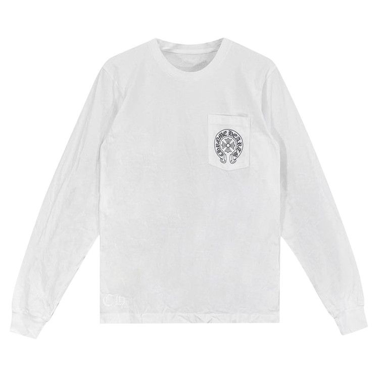 トップス Chrome Hearts Los Angeles  Floral LS Tee Chrome Hearts Los Angeles Horseshoe Floral Longsleeve Black