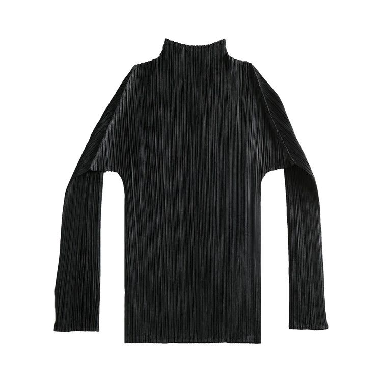 Buy Pleats Please Issey Miyake Basics Shirt 'Black' - PP49JK104 15