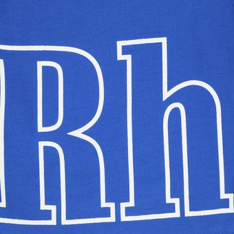 Buy Rhude Logo Print Relax Fit Shorts 'Blue