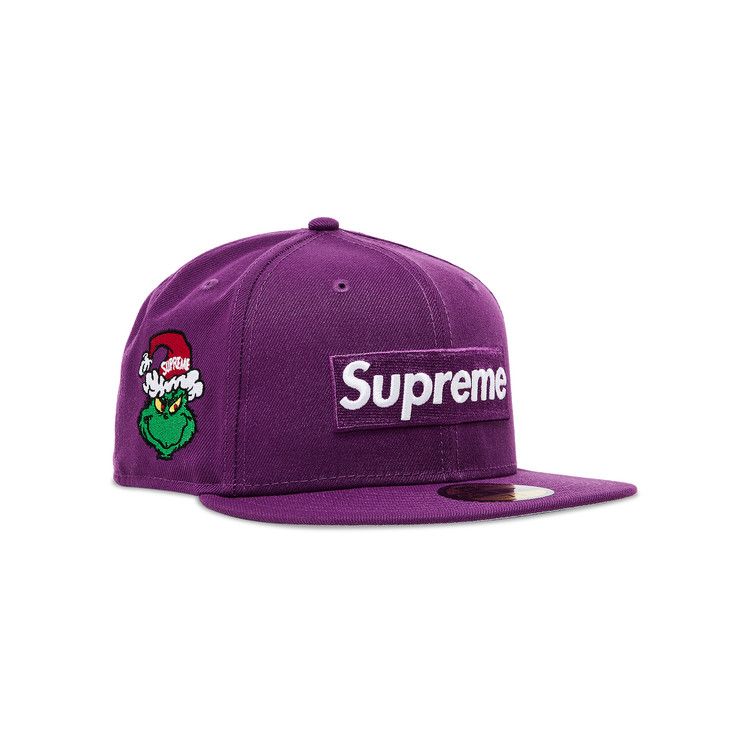 Buy Supreme Grinch Box Logo New Era 'Purple' - FW24H102