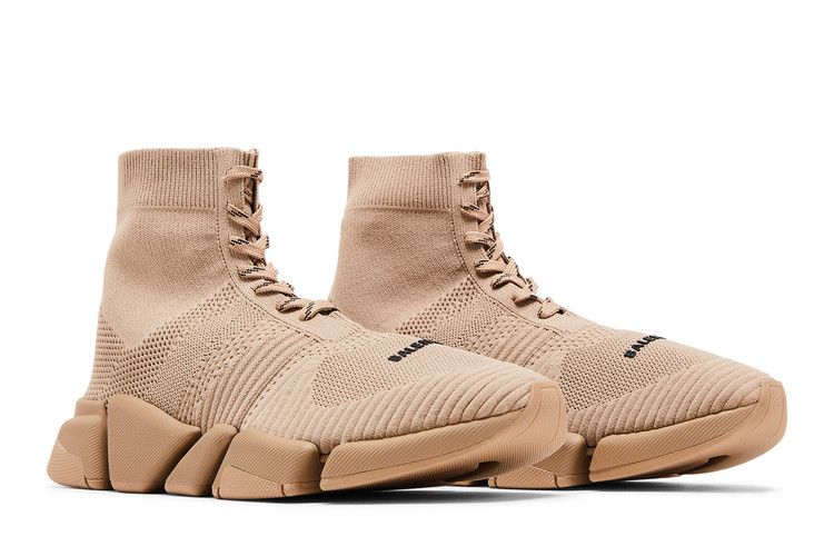 Balenciaga Speed 2.0 Lace-Up Sneaker Beige