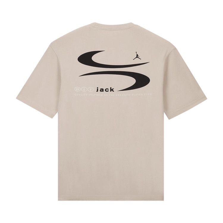 Air Jordan X Travis Scott Logo T-Shirt Light Bone