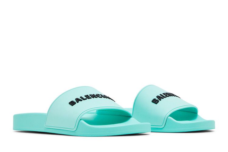 Balenciaga Wmns Pool Slides 'Mint'