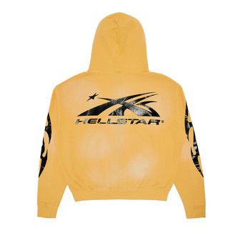 HELLSTAR SPORTS パーカー Zip-Up Yellow○関送無料○ HELLSTAR Hellstar sports zip up hoodie (yellow) | Grailed