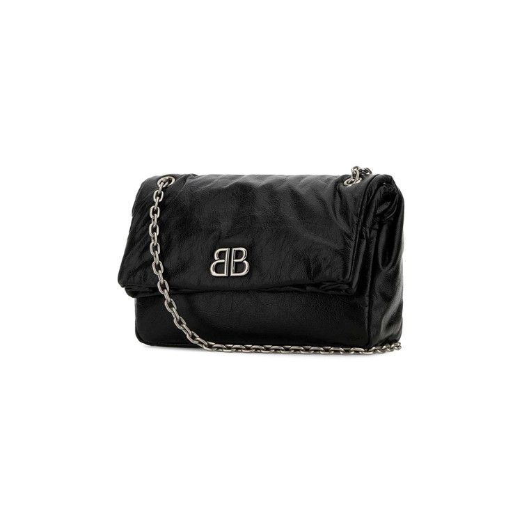Balenciaga Monaco Chain Bag Black