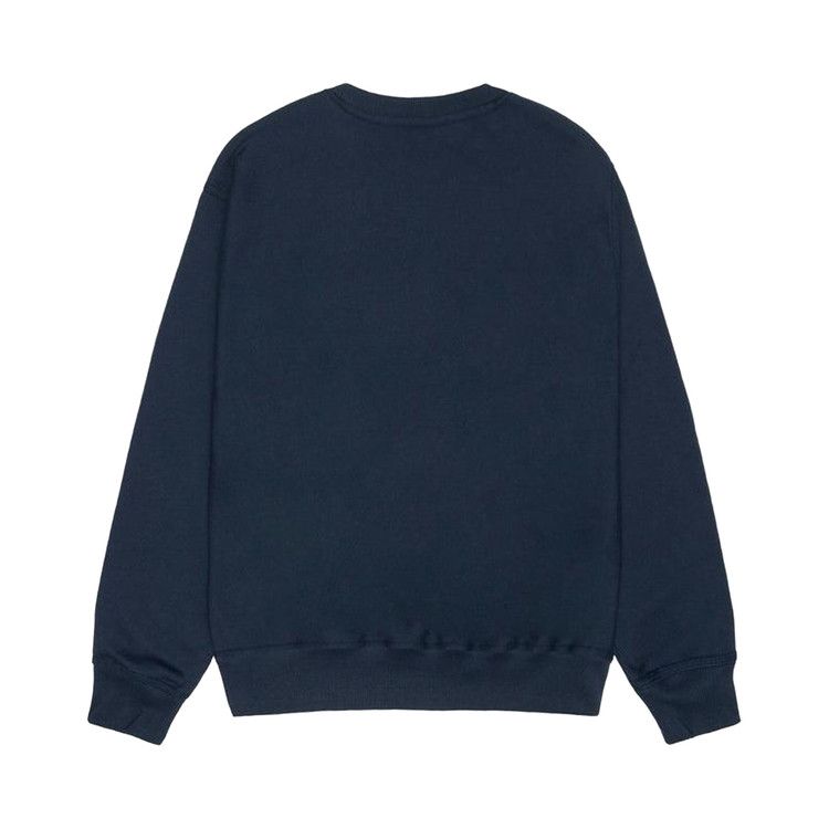 Stussy Dot Sport Crew Sweatshirt Navy