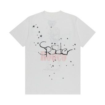 Travis Scott x Sp5der★Rodeo III ロゴ 半袖Tシャツ 送関込 Travis Scott Cactus Jack x Sp5der Days Before Rodeo III Tee