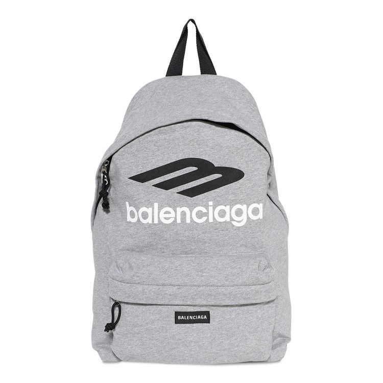 Balenciaga Explorer Backpack Heather Grey/Black/White