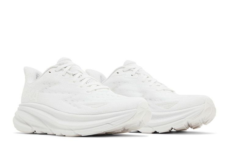 Hoka Clifton 9 Triple White