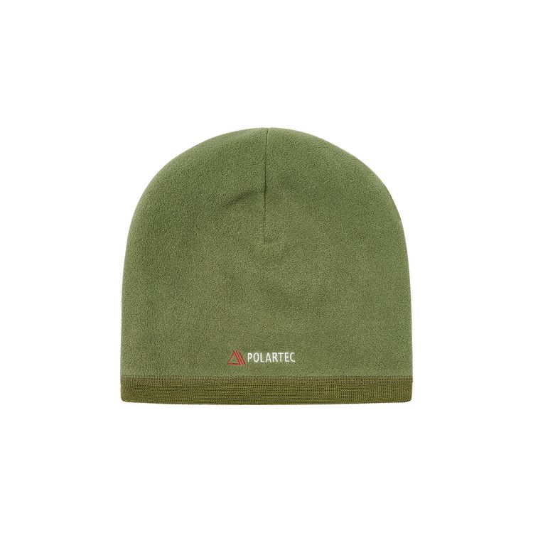 Buy Palace Polartec Reverso Nein Cuff Beanie 'Olive' - P27BN051 | GOAT