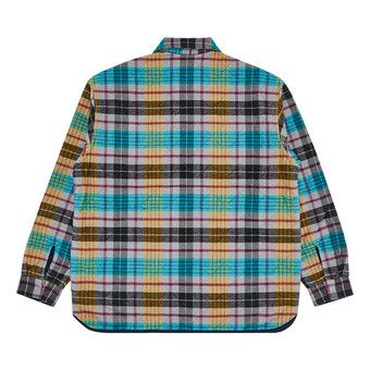 トップス Quilted Flannel Shirt Buy Supreme Quilted Flannel Zip Up Shirt 'Yellow' - FW24S37 YELLOW