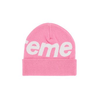Buy Supreme Big Logo Beanie 'Pink' - FW24BN21 PINK | GOAT