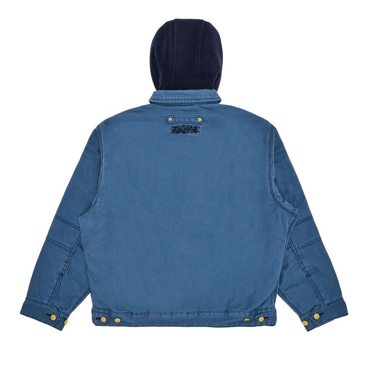 Supreme X Dickies Hooded Work Jacket 'light Blue'