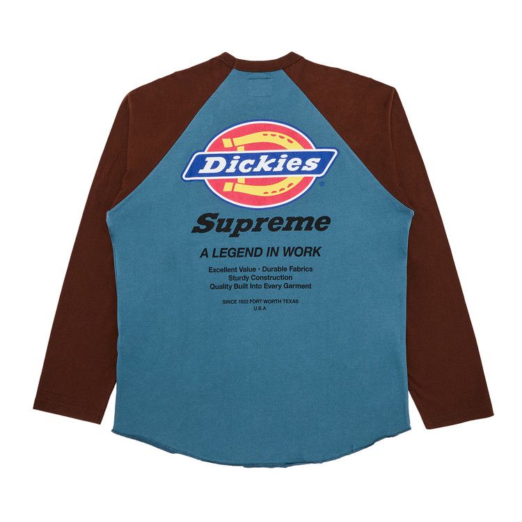 【Supreme x Dickies】Raglan Long Sleeve Top★Gold★24FW★ Buy Supreme x Dickies Raglan Long-Sleeve Top 'Gold