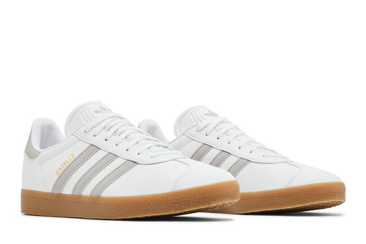 Adidas Gazelle 'white Grey Gum'