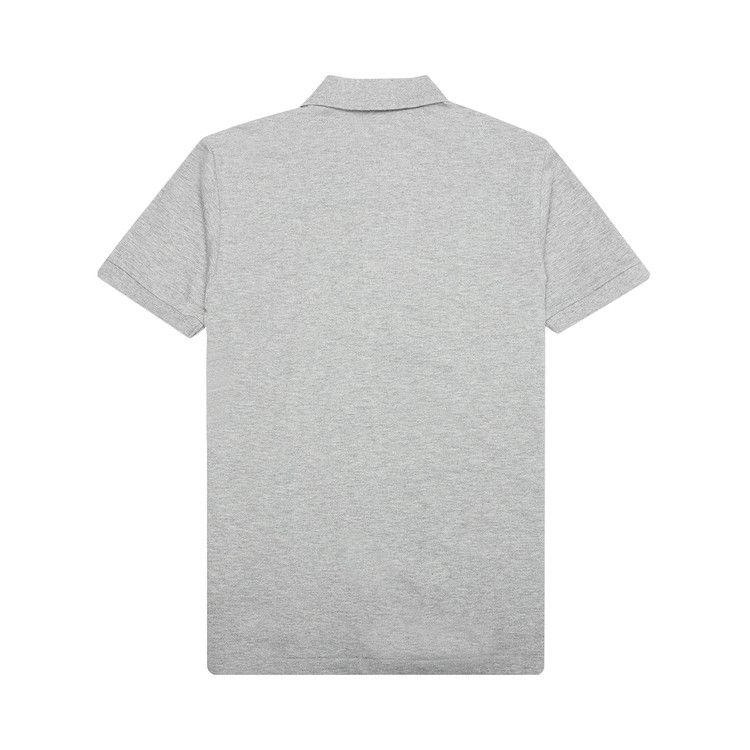 Comme Des GarçOns Play Stacked Heart Polo Shirt 'grey/Black'