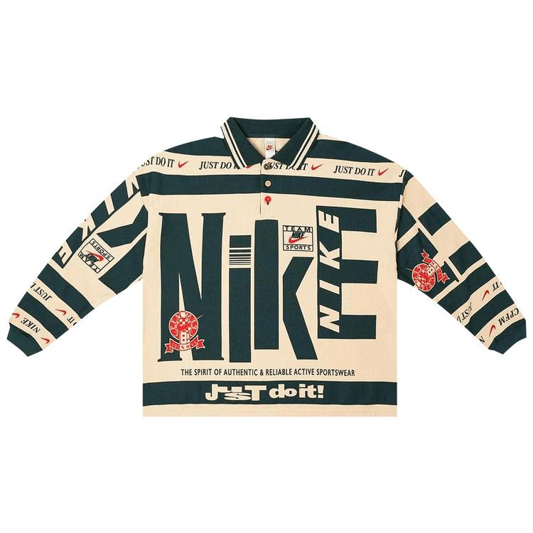 Nike X Cactus Plant Flea Market Long-Sleeve Polo Natural