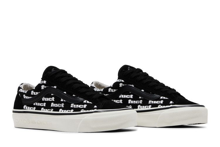 Fuct X Slam Jam X Vans Old Skool Reissue 36 Lx Black Marshmallow
