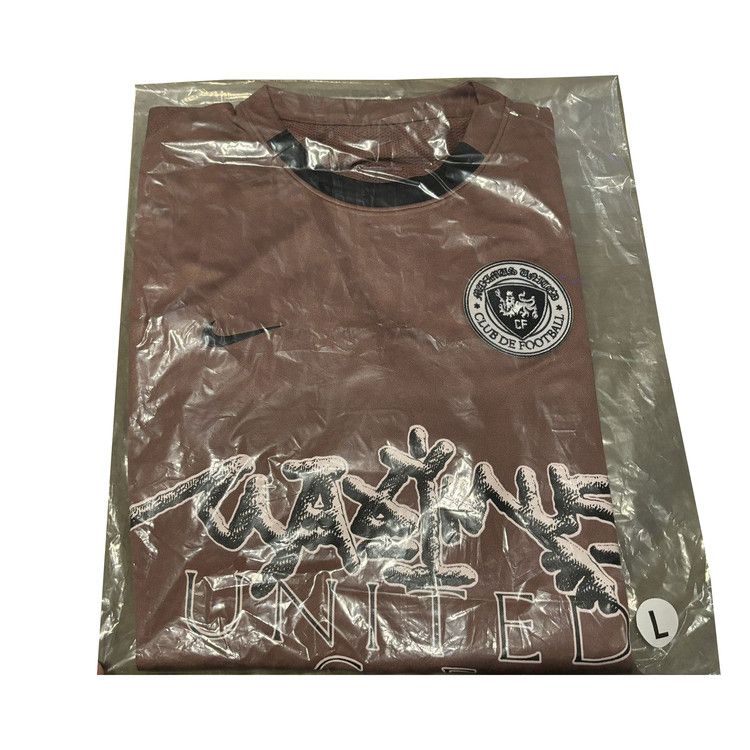 Nike X Travis Scott Mucf Soccer Jersey Brown