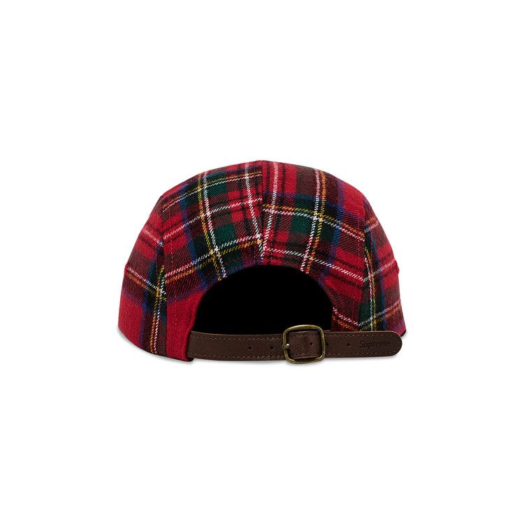 Supreme Lochcarron Camp Cap Red Plaid | eBay