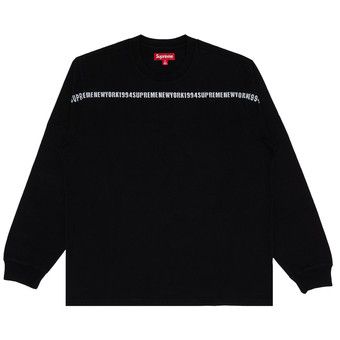 【Supreme】Stripe Raglan Long Sleeve Top★Black★24FW★ Supreme Stripe Raglan L/S Top Black Men's - FW24 - US