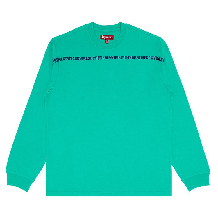 Supreme Intarsia Stripe Long-Sleeve Top Green