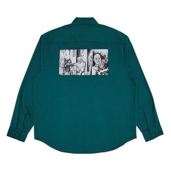 Buy Supreme Mister Cartoon Work Shirt 'Work Green' - FW24S47 WORK