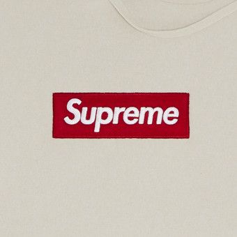 Buy Supreme Box Logo Hooded Sweatshirt 'Stone' - FW24SW11