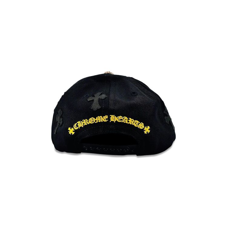 Buy Chrome Hearts Cross Patch Baseball Hat 'Black/Yellow' - 040
