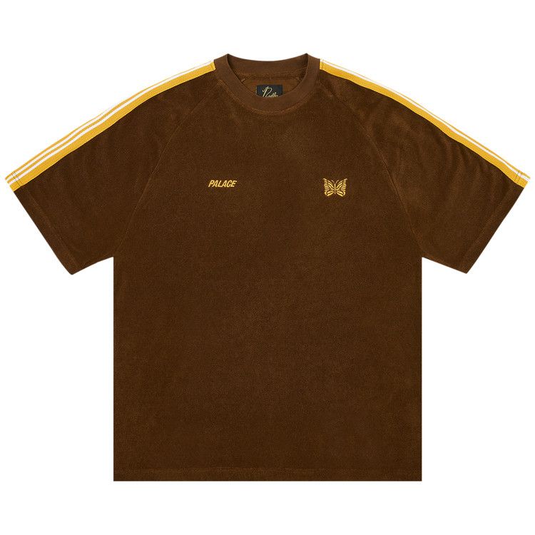 Buy Palace x Needles Towelling T-Shirt 'Brown' - P27NDES003 Buy Palace x Needles Towelling T-Shirt 'Brown' - P27NDES003
