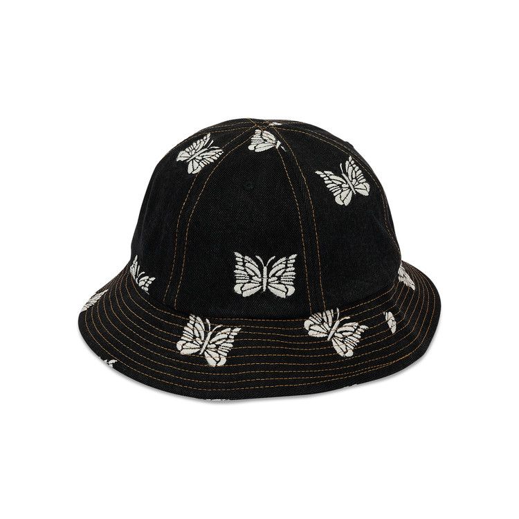 帽子 PALACE x NEEDLES Denim Bucket Hat \"Black Buy Palace x Needles Denim Bucket Hat 'Black' - P27NDH001 | GOAT