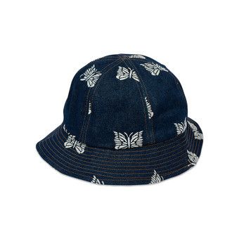 Buy Palace x Needles Denim Bucket Hat 'Indigo' - P27NDH002 | GOAT