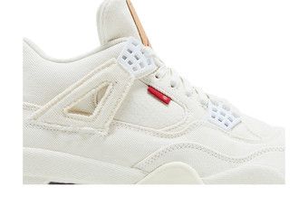 Jordan 4 white levi best sale