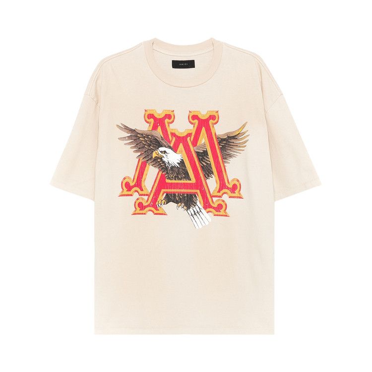 Amiri Vintage Ma Eagle Oversized Tee 'alabaster'