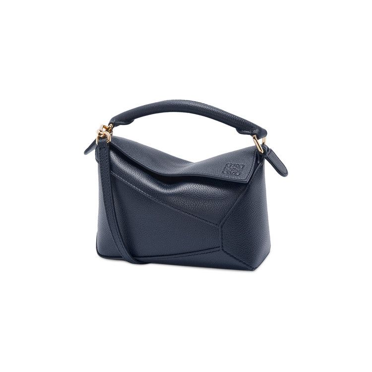 Buy Loewe Puzzle Edge Mini Bag 'Deep Navy' - A510P88X41 5544