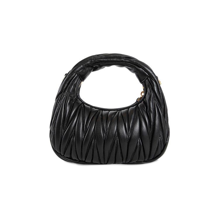 Buy Miu Miu Wander Matelassé Nappa Leather Hobo Mini Bag