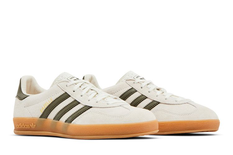 Adidas Wmns Gazelle Indoor 'white Olive Strata'