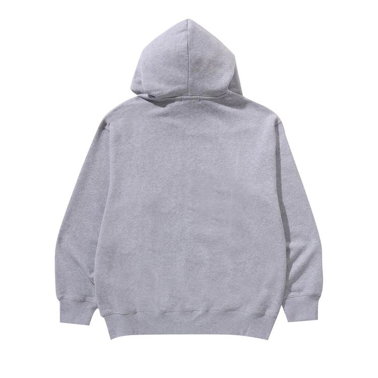 Bape One Point Relaxed Fit Full Zip Hoodie Grey