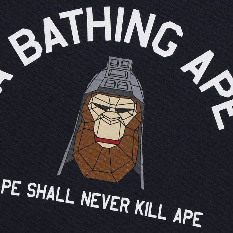 Bape Polygon Relaxed Fit Pullover Hoodie 'navy'