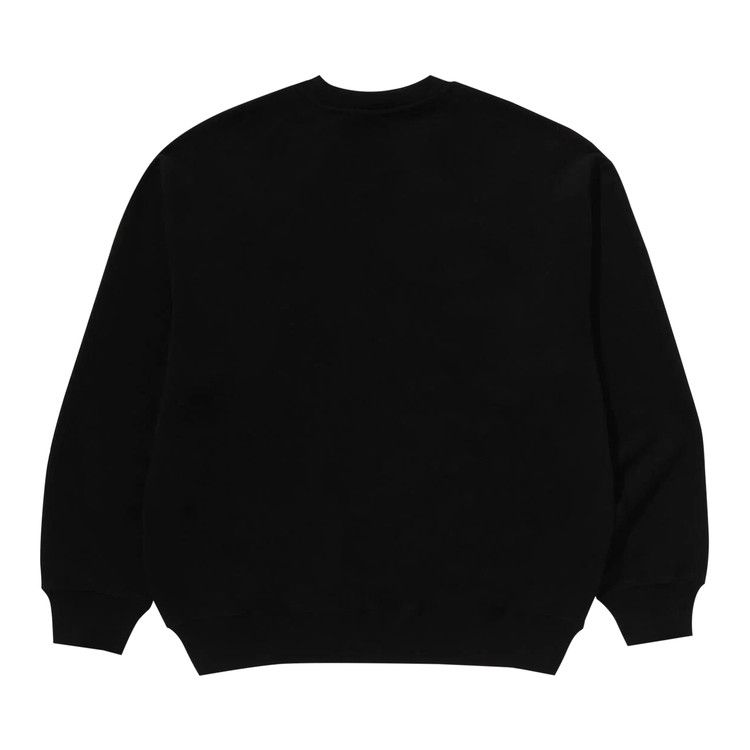Bape One Point Relaxed Fit Crewneck Sweatshirt Black