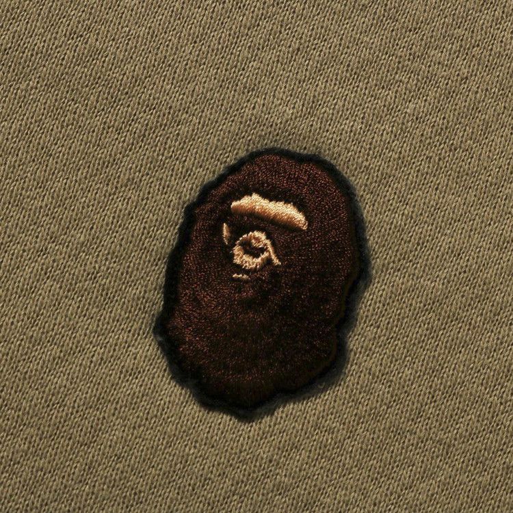 Bape One Point Full Zip Hoodie 'beige'