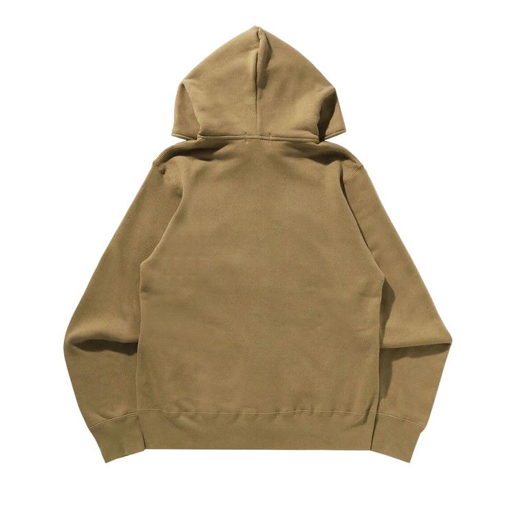 Bape One Point Full Zip Hoodie 'beige'